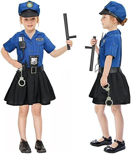 Tacobear Girls Police Officer Costume Set