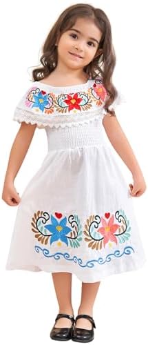 Vackutliv Mexican Puzzle Dress for Girls