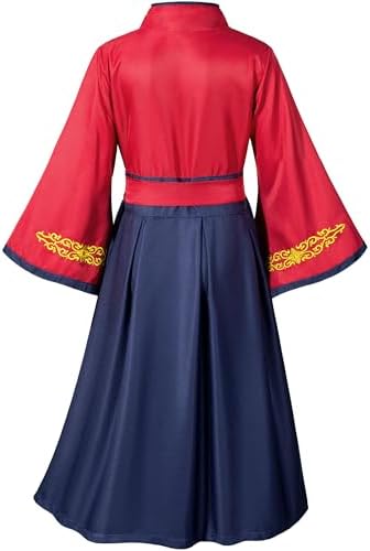 Elibelle - Asian Kids Kimono Robe Dress Traditional Japanese Costumes for Girls