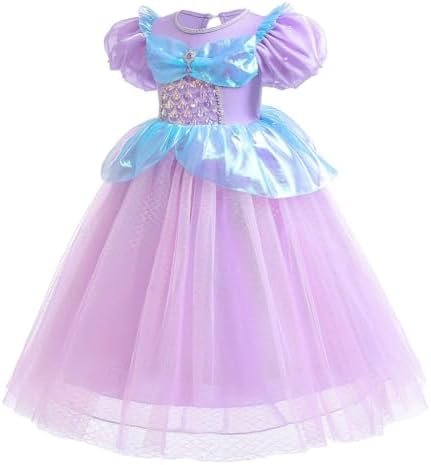 HIHCBF Girls Mermaid Princess Costume for Halloween More