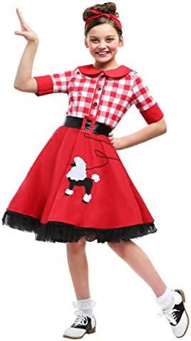 50s Gingham Dress Time Travel for Kids