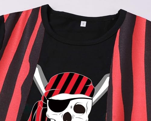Xuomuen Toddler Pirate Costume for Kids