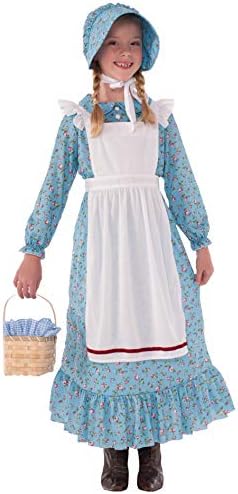 Rubies Childs Forum Pioneer Costume Dress Blue Medium