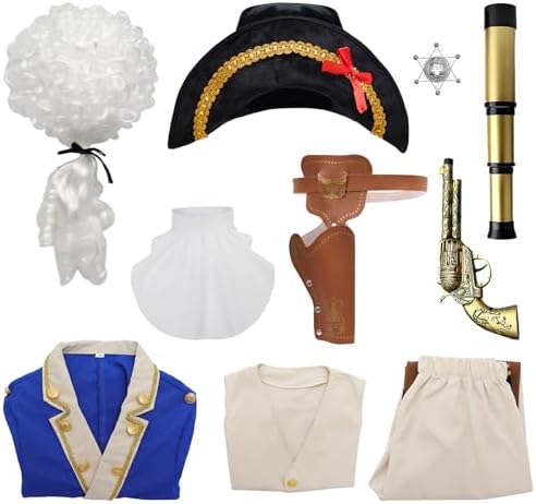 George Washington Kids Costume Boys Founding Father Costume Historical Sh