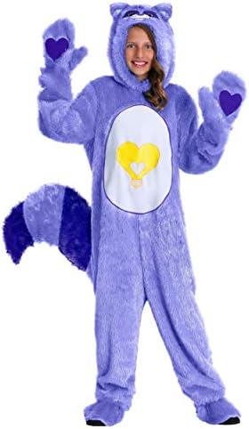 Fun Costumes Raccoon Kids 2-in-1 Faux Fur Costume in Burgundy