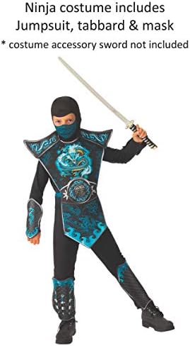 Rubies Boys Blue Dragon Ninja Costume Medium