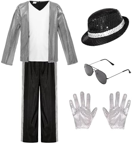 Dance Star 80s90s Costume for Boys