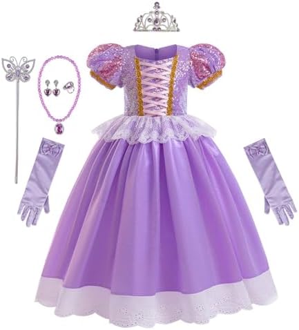 REXREII Sofia Princess Costume for Girls 10-11T