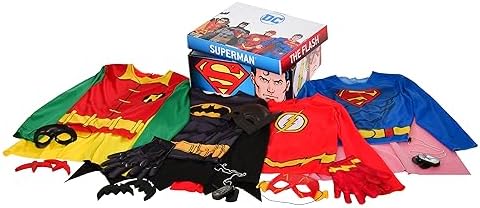 Rubies Childs DC Comics Dress Up Trunk Costume Set 21-Piece
