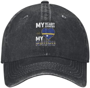 My Heart My Country Nauru Baseball Cap