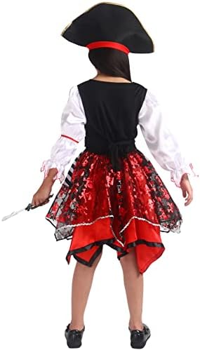 Girls Pirate Costume Accessories for Halloween Kids Fun