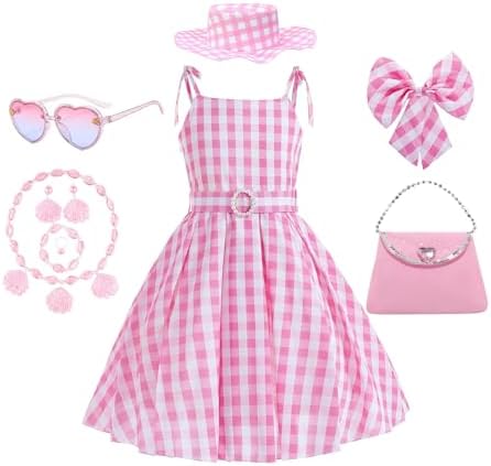 Perfect Pink Carrie Costume for Girls Movie-Themed Doll Accessories