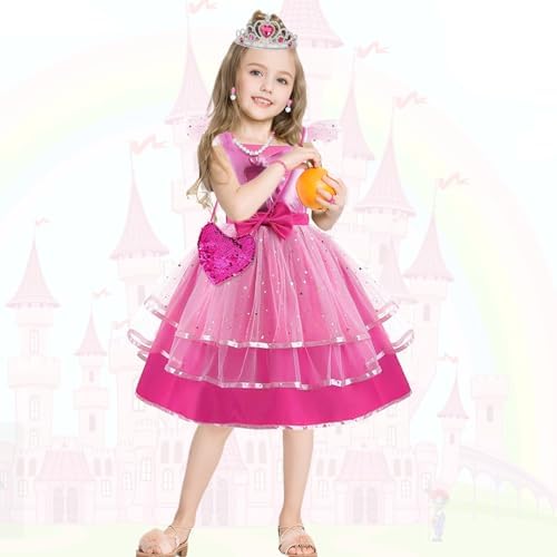 WYB Girls Costume Dress with Crown and Accessories