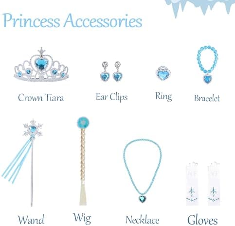Classy Princess Dress with Accessories