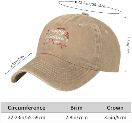 Valentines Day Baseball Cap for Dad