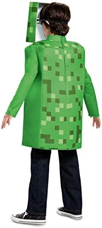 Creeper Classic Minecraft Costume Green Small 4-6 Disguise
