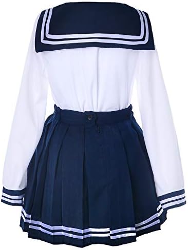 Unique Japanese Sailor School Girls Uniform
