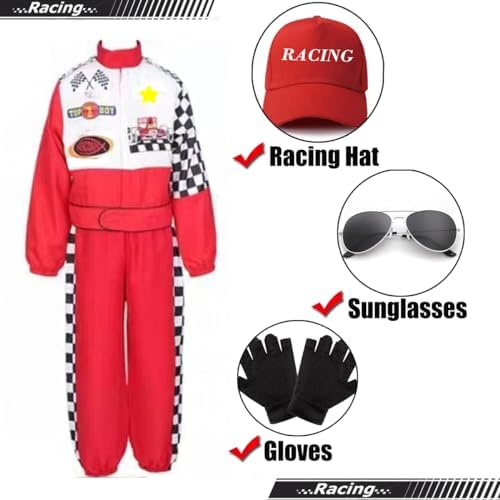 Exciting Race Car Driver Costume for Kids