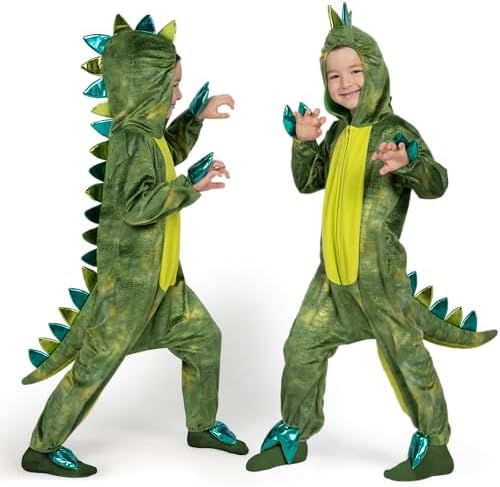 Glow-in-the-Dark Dinosaur Costume for Halloween