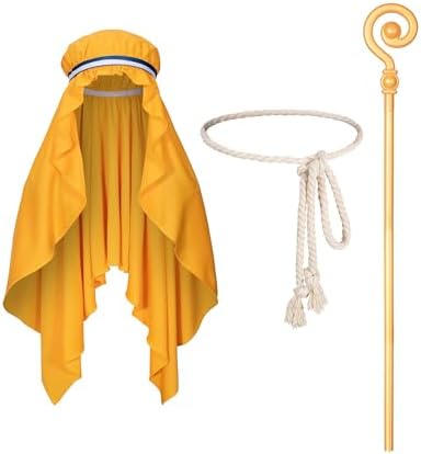 Tokyo Reengers Kids Shepherd Nativity Costume Joseph Boys Halloween and Cosplay Costume Set