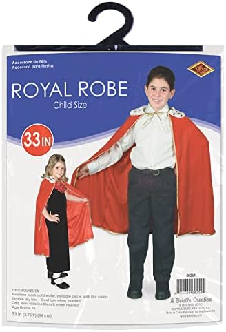 Beistle Child Size Red Halloween Costume Robe