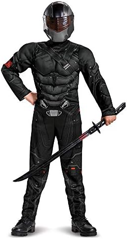 HD Disguise Snake Eyes Costume for Kids Officially Licensed