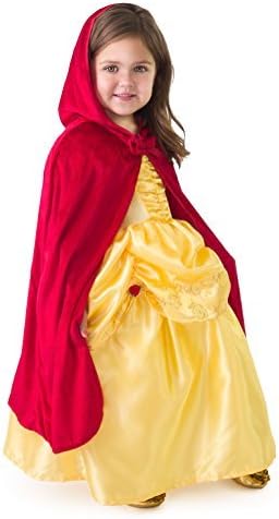 Little Adventures Traditional Hooded Princess Cloak Red Ages 5-9
