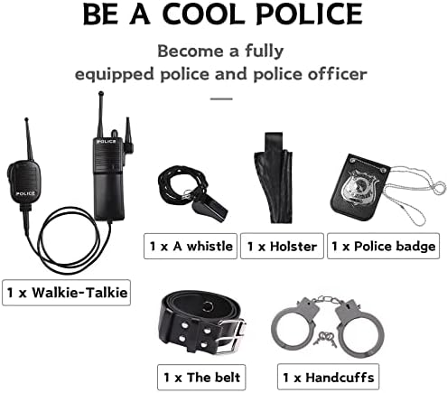 Kids Police Officer Costume Set for Halloween