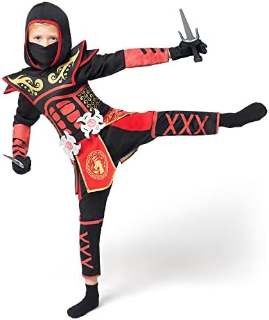 Spooktacular Red Ninja Costume for Kids
