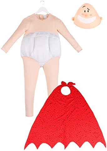 Captain Underpants Movie Deluxe Costume for Boys Large 10-12