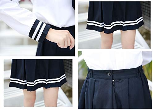 Unique Japanese Sailor School Girls Uniform