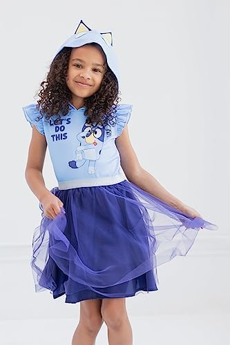 Bluey Bingo Girls Mesh Cosplay Dress