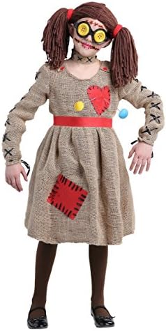 Voodoo Girls Costume - Burrus Dress with Wig Glasses Choker
