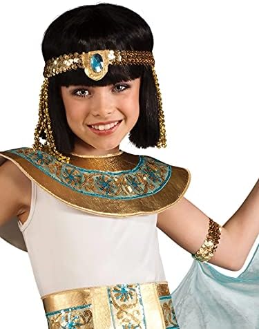 Stunning Blue Egyptian Princess Costume Set for Girls
