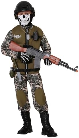 Kids Camo Trooper Halloween Costume for Boys