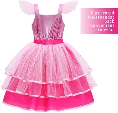 WYB Girls Costume Dress with Crown and Accessories