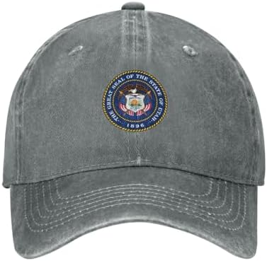 Seal of Utah Dad Hat Durable Washed and Comfortable Temporary Hat