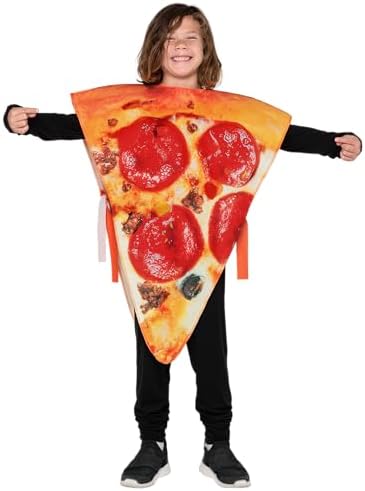 Spooktacular Creations Halloween Pizza Slice Costume for Kids Spooktacular Food Fun