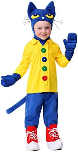 Pete the Cat Blue Cat Costume Trick or Treat Ready 4T