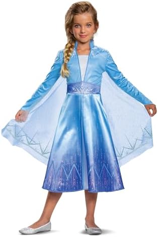 Disney Frozen 2 Girls Halloween costume Blue Perfect Trick-or-Treat