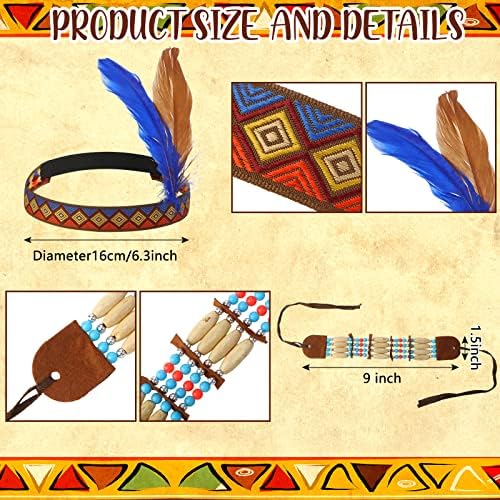 Boyiee Native Prince Indian Princess Costume for Kids Halloween Mardi Gras