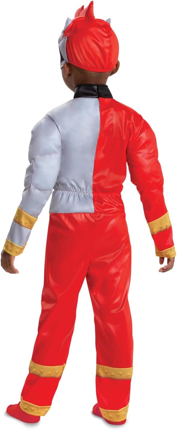 Red Ranger Muscle Muscle Outfit Toddler Official Power Rangers Dino Fury Fun