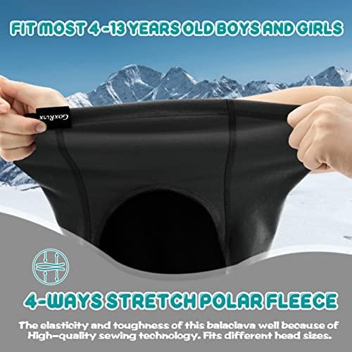 GoxRunx Kids Balaclava Ski Mask Windproof Breathable