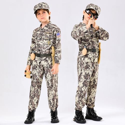 Halloween Army Soldier Costume for Kids