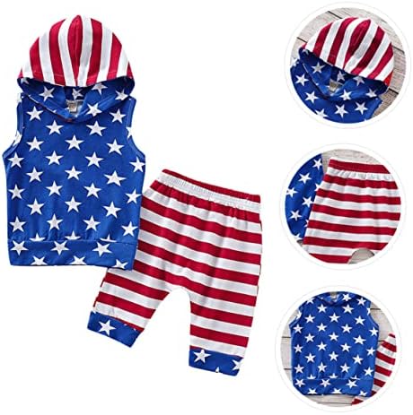 LIFKOME Boys Outfits Cotton Hoodie and Shorts Set