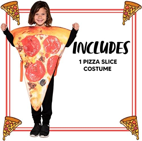 Spooktacular Creations Halloween Pizza Slice Costume for Kids Spooktacular Food Fun