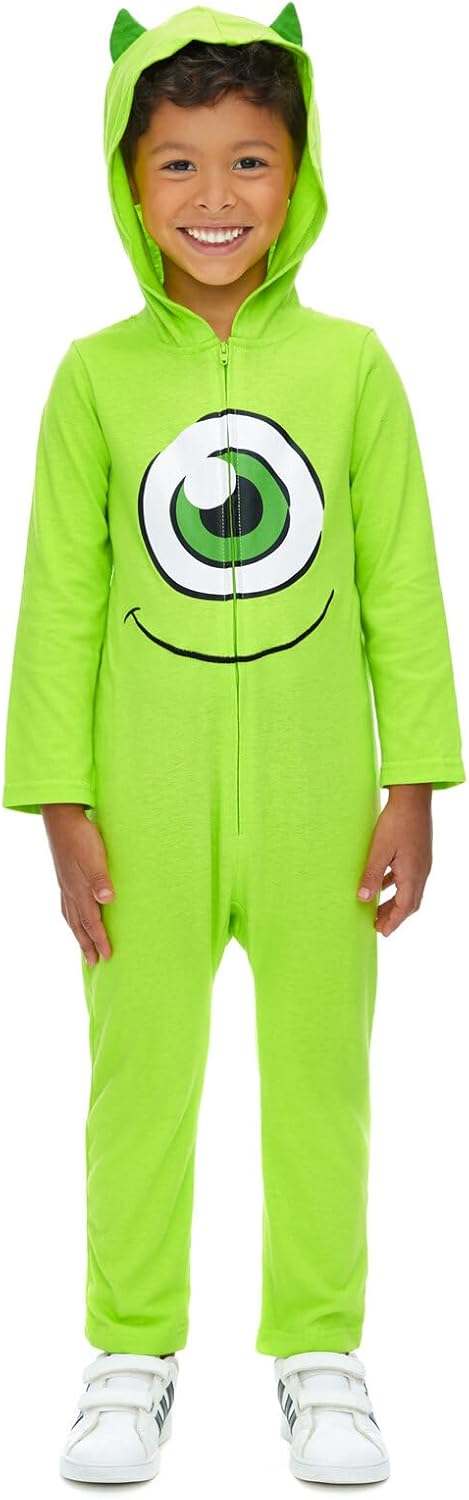Disney Pixar Monsters Inc Mike Zip Up Coverall