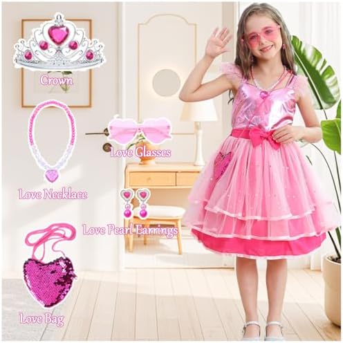 Perfect Girls Pink Cosplay Princess Dress