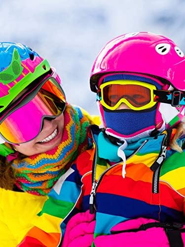 2-PieceWinter Ski Mask Balaclava Set for Kids with Dual Protection