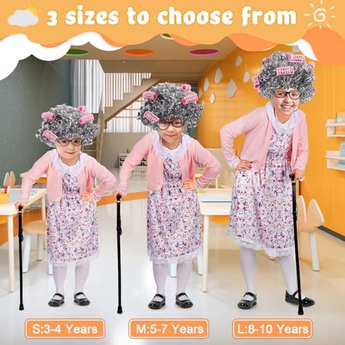 Cosweet Old Lady Costume for Girls